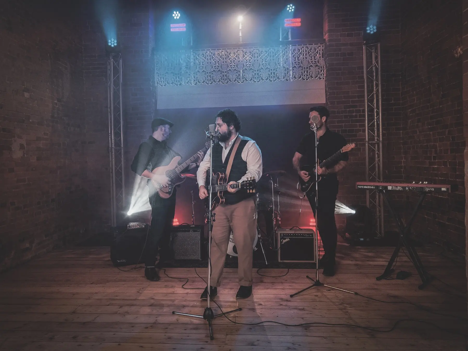 Live band performing at a premium event